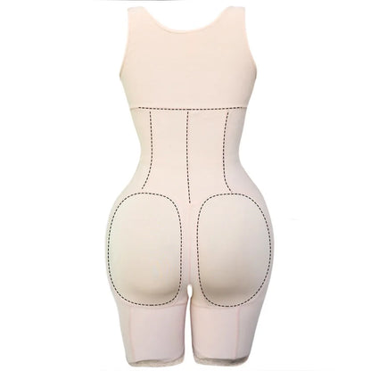 Zip Waist Lace Slimming Shaper Corset Control Shapewear Butt Lifter Strap Body Shaper Underwear Bodysuit Women Plus Size S-6xl