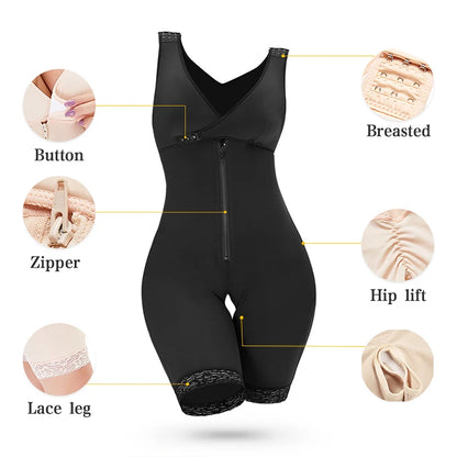 Body Shaper Women Slimming Shapewear Plus Size Full Body Shaper Waist Trainer Corset Seamless Butt Lifter faja moldeadora Binder