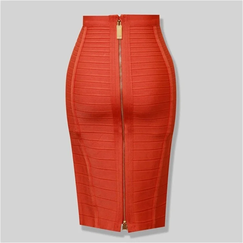 2026 New Bandage Skirts Women Bodycon Woman Skirts Sexy Harajuku Party Club Elegant Celebrity Pencil Skrit Plus Size XL