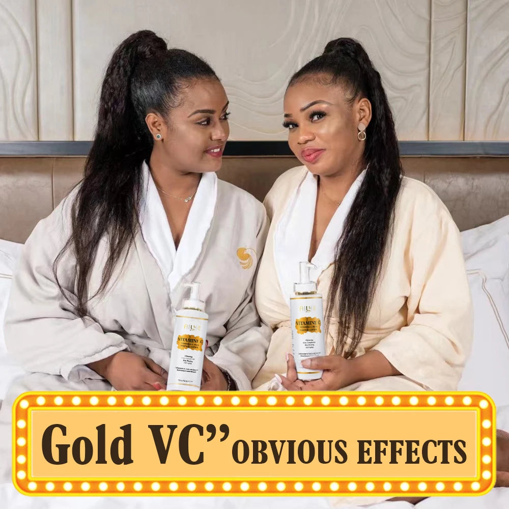 OEM/ODM Korean Organic Nicotinamide Moisturizing Orange Keep Skin Fair Vitamin C Lightening Body Lotion for Black Skin