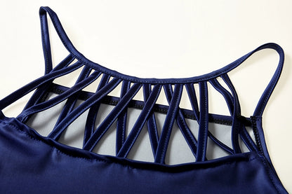 2024 Summer National Wind Positioning Printing Mesh Belt Sleeveless Casual Dress