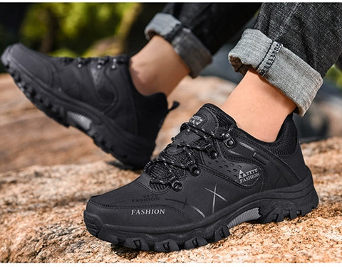 Labor Protection Men's Shoes Men Work Waterproof, Non-Slip, Wear-Resistant Sports Casual Shoes Plus Size Hiking Autumn Breathable Shoes