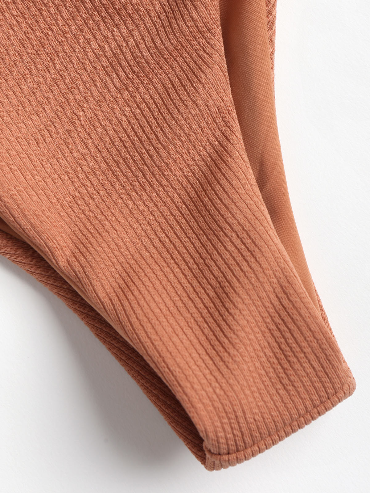 Bikini Bottoms Women's 2026 New Swimsuit Low Waisted Bottom Solid Brown Swimwear Thong Beachwear Brazilian Bathing Suit Summer