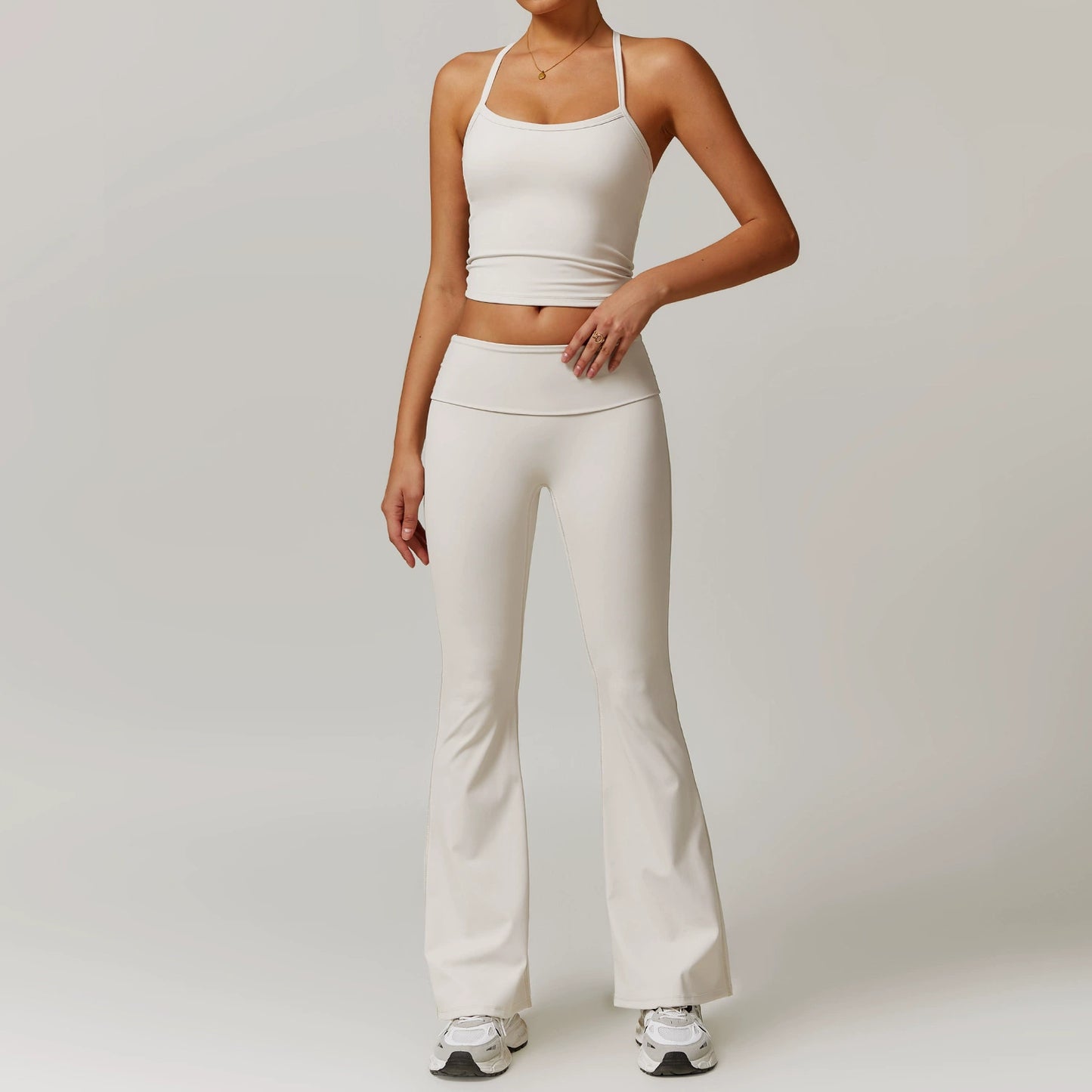 Fall and Winter Brushed Back Yoga Clothes Suit