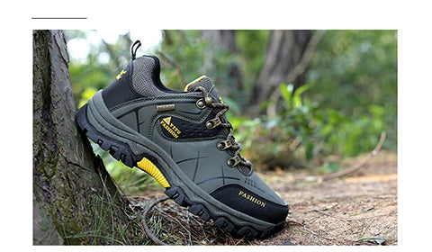 Labor Protection Men's Shoes Men Work Waterproof, Non-Slip, Wear-Resistant Sports Casual Shoes Plus Size Hiking Autumn Breathable Shoes