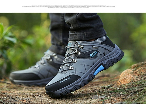 Labor Protection Men's Shoes Men Work Waterproof, Non-Slip, Wear-Resistant Sports Casual Shoes Plus Size Hiking Autumn Breathable Shoes