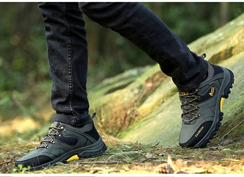 Labor Protection Men's Shoes Men Work Waterproof, Non-Slip, Wear-Resistant Sports Casual Shoes Plus Size Hiking Autumn Breathable Shoes