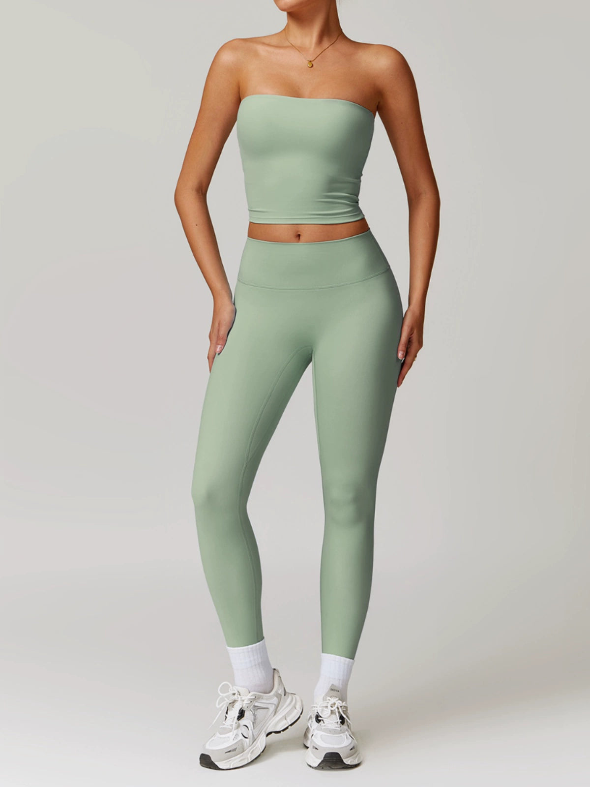 Fall and Winter Brushed Back Yoga Clothes Suit