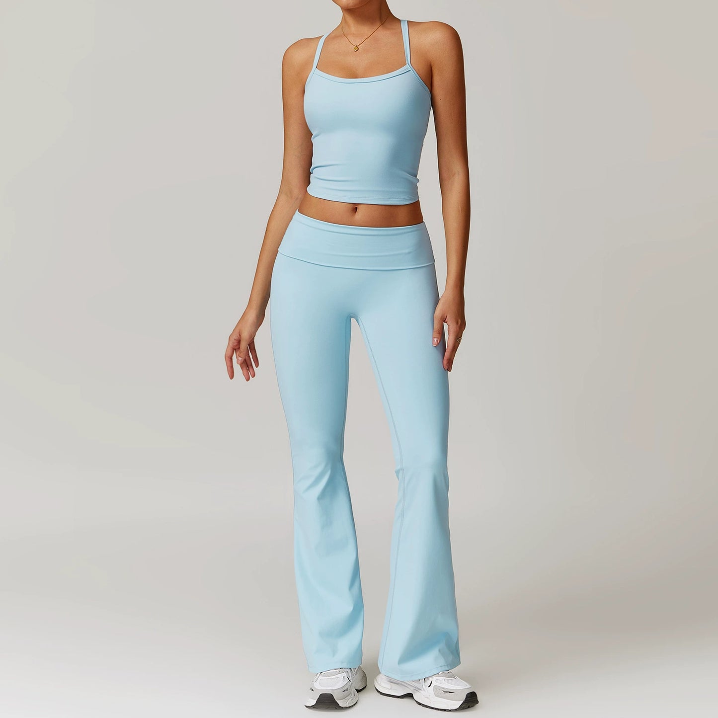 Fall and Winter Brushed Back Yoga Clothes Suit