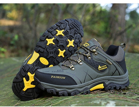 Labor Protection Men's Shoes Men Work Waterproof, Non-Slip, Wear-Resistant Sports Casual Shoes Plus Size Hiking Autumn Breathable Shoes