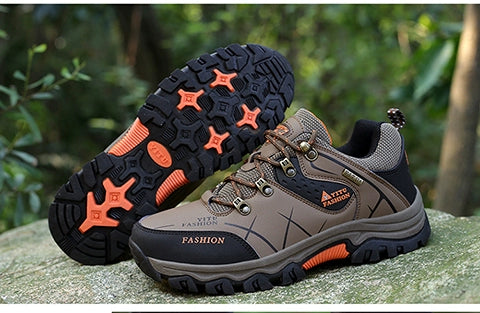 Labor Protection Men's Shoes Men Work Waterproof, Non-Slip, Wear-Resistant Sports Casual Shoes Plus Size Hiking Autumn Breathable Shoes