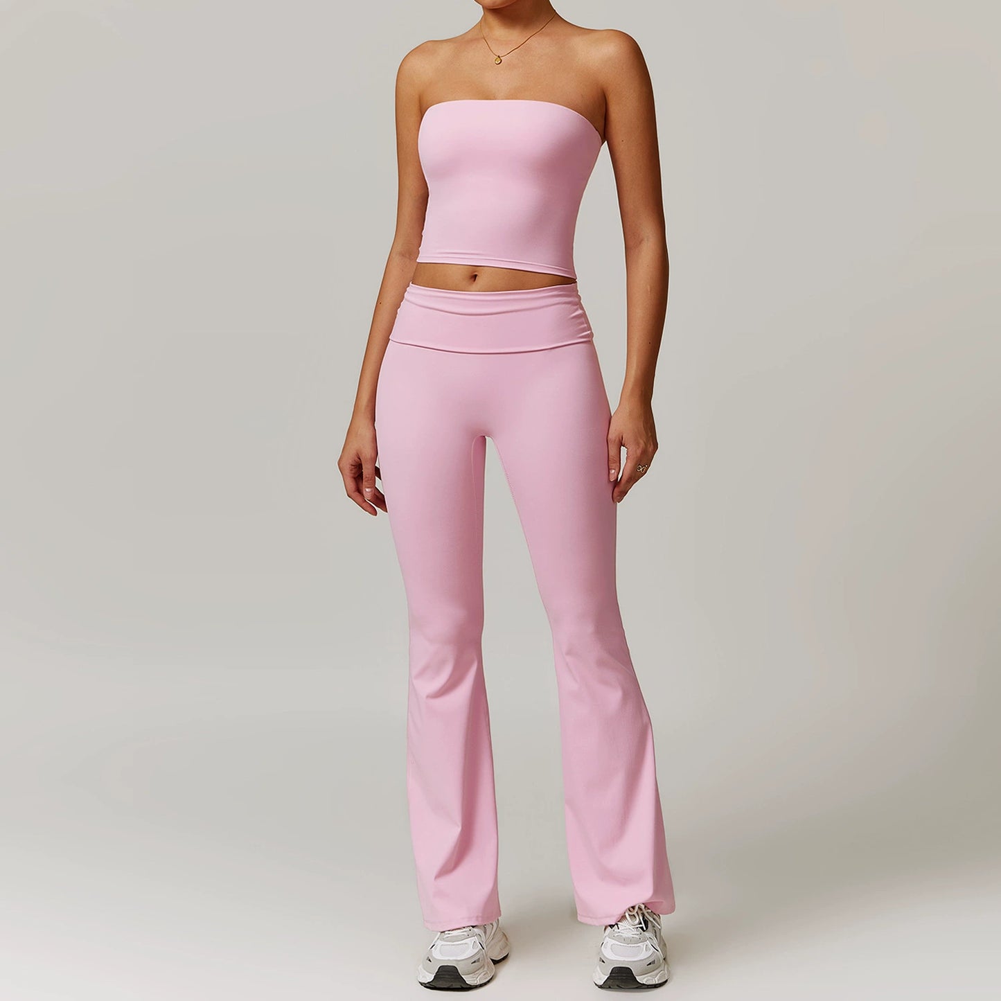 Fall and Winter Brushed Back Yoga Clothes Suit