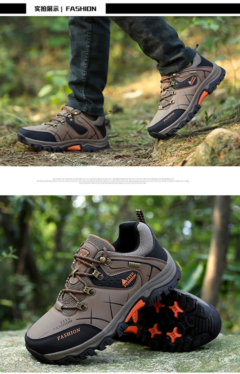 Labor Protection Men's Shoes Men Work Waterproof, Non-Slip, Wear-Resistant Sports Casual Shoes Plus Size Hiking Autumn Breathable Shoes