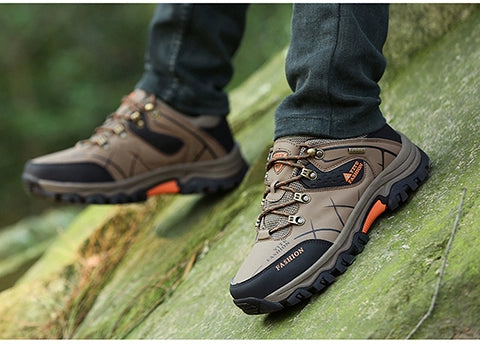 Labor Protection Men's Shoes Men Work Waterproof, Non-Slip, Wear-Resistant Sports Casual Shoes Plus Size Hiking Autumn Breathable Shoes