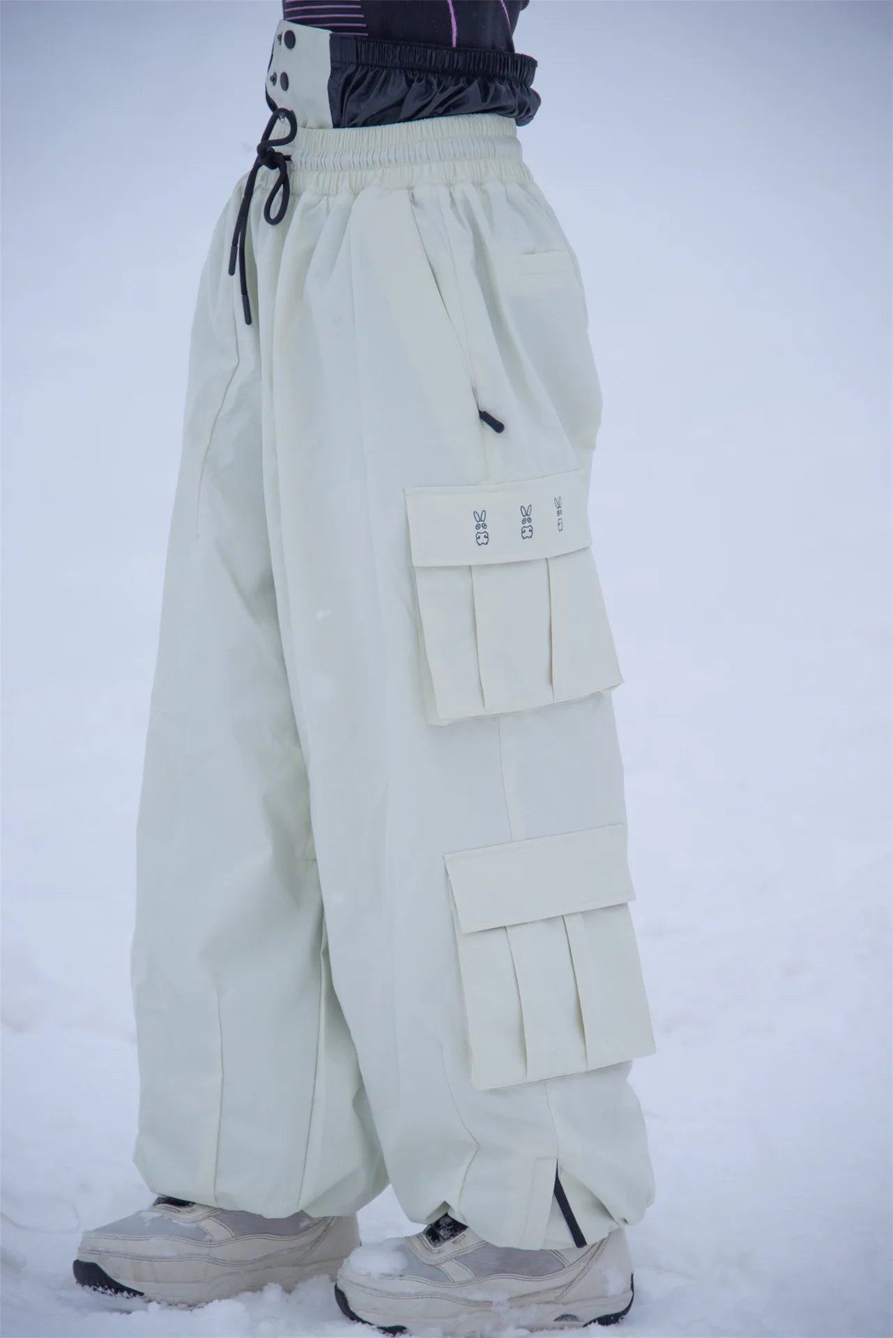 Oversize Winter Ski Pants 3L Snowboard Pant Thicken Thermal Waterproof Breathable Outdoor Sports Warm Women's Men's Ski Trousers