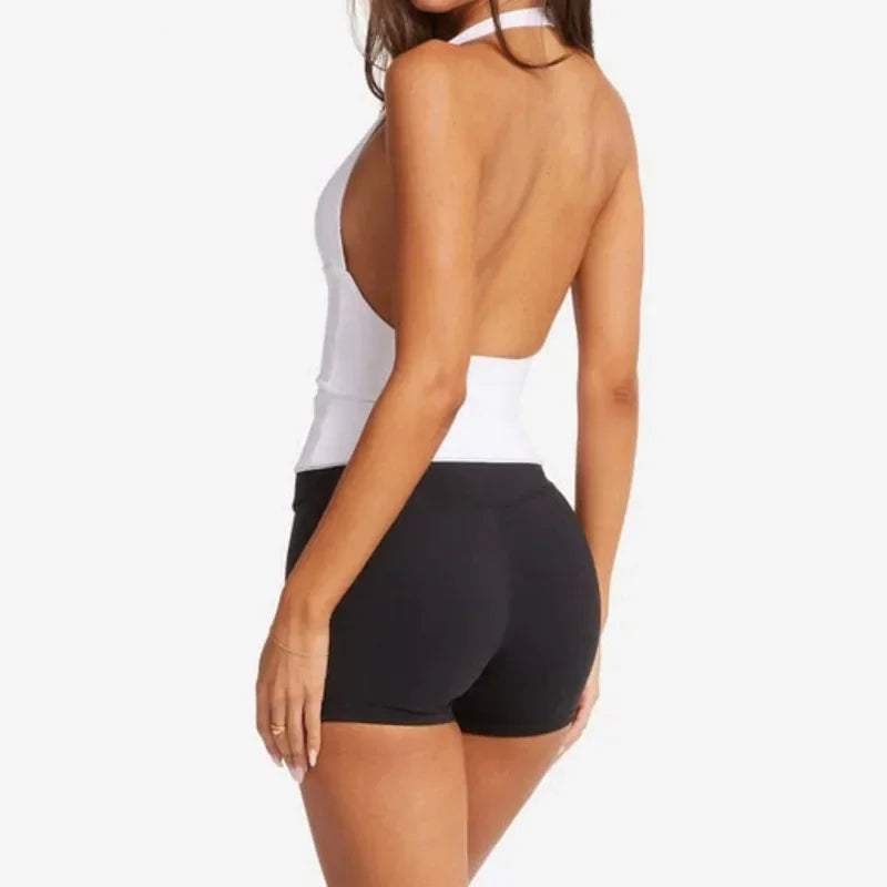 Woman Top Gym  Impact Halter Top Clothes Chest Pad Yoga Tank Tops Push-up Sports Bra Fitness Workout Activewear