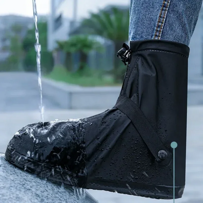 Waterproof Rain Boot Covers Reusable Non-Slip Cycling Hiking Shoe Protectors Rain Snow Wet Sand Overshoes Pants Protectors