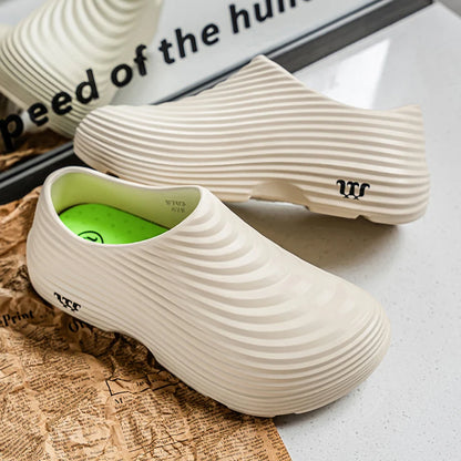 Waterproof Anti-skid Oil Proof Chef Kitchen Shoes Soft Working Footwear Without Steel Cap Clogs Garden Beach Shoes Summer