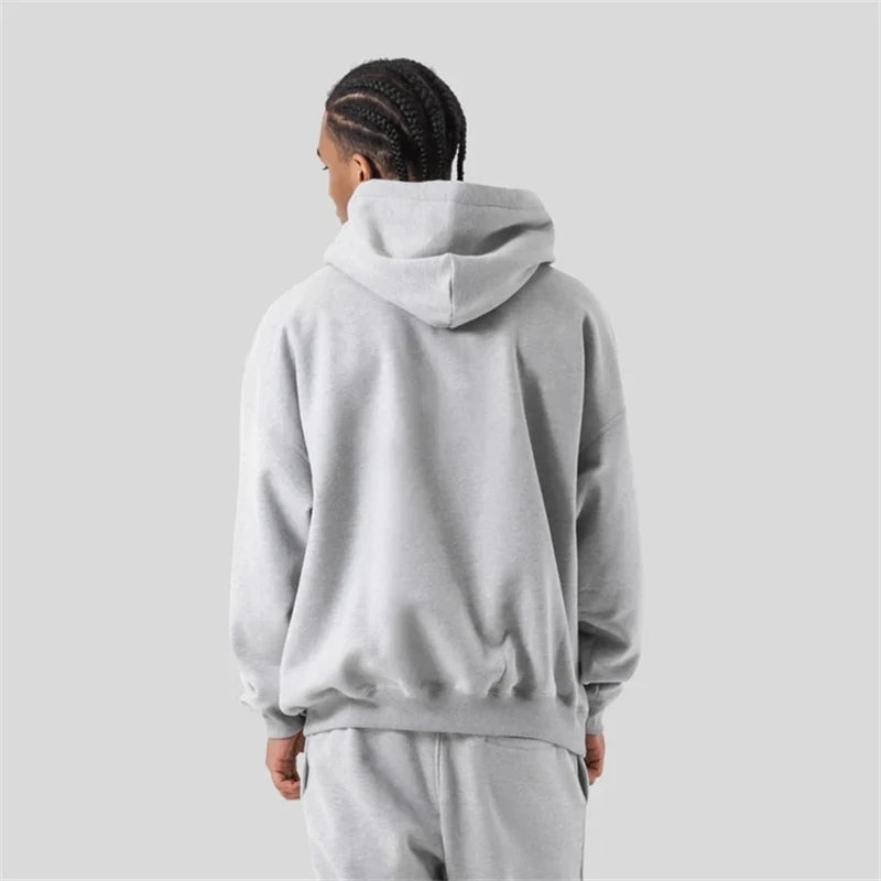 LYFT Classical LOGO Men Hoodies Winter Fleece Warm Mens Sweatshirt Fashion Streetwear Casual Men's Loose Pullovers Brand Hoody