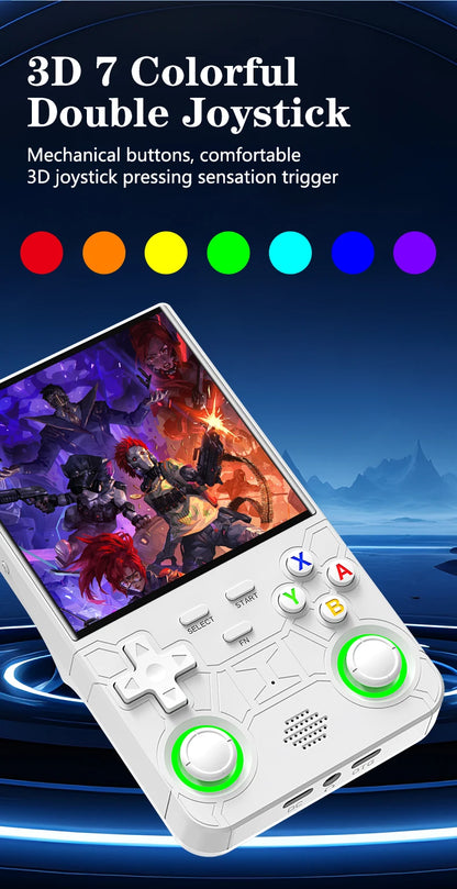 R36 Ultra Console Portable Retro Game 4‘’ IPS Screen Handheld Game Players Emulator Pocket Video Player 64G 128G 20000+ Games