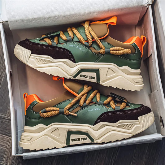 Men's Sports Casual Shoes - Comfortable Trendy for Hiking Training Skateboarding