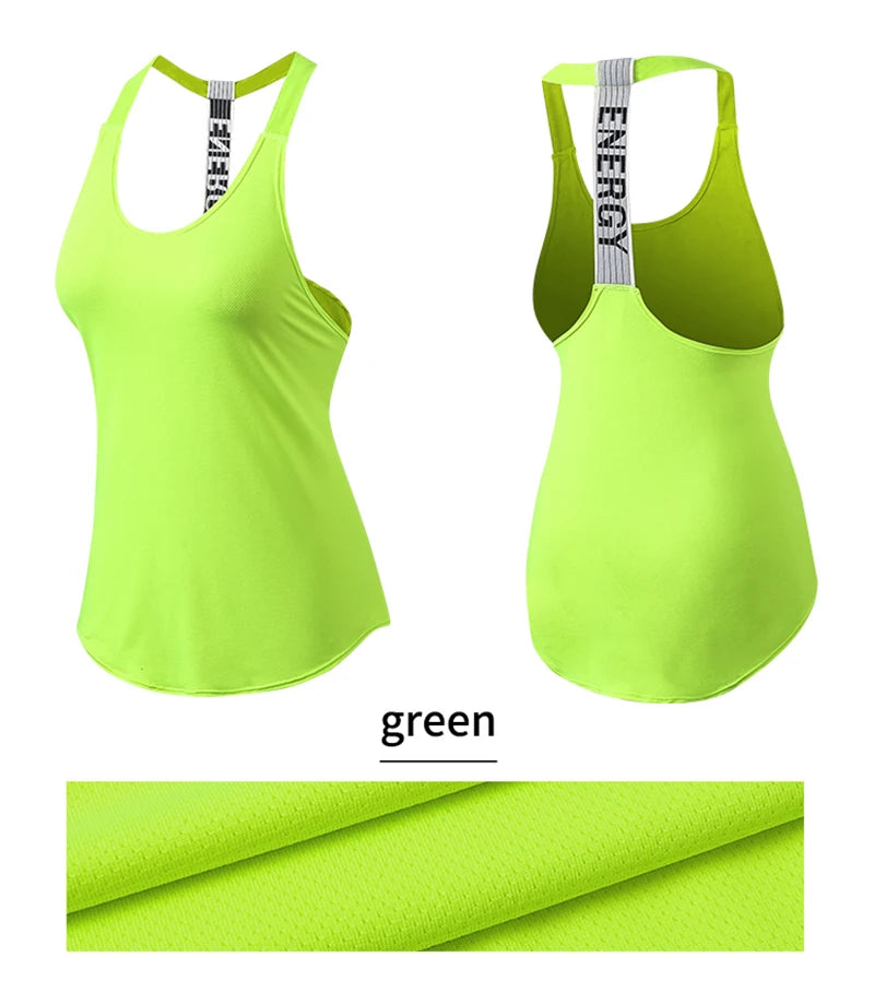 Women's gym tops black sleeveless yoga tops ladies gym shirts gym vests running workout boxing letter tops backless shirts