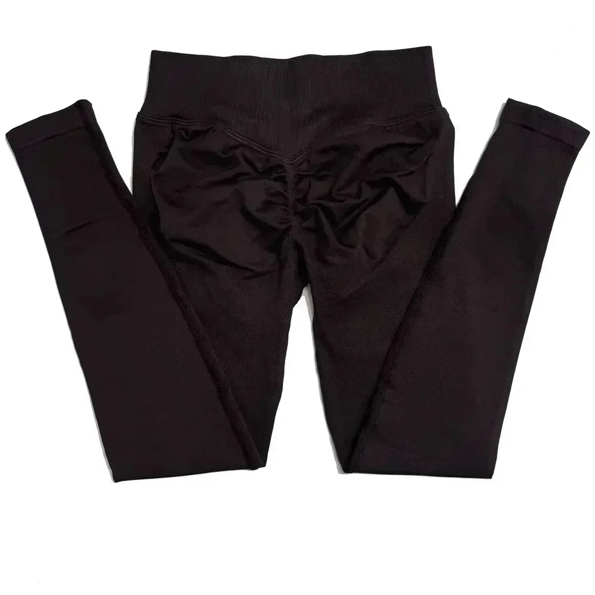 No Logo Scrunch Bum Gym Legging for Women Low Waistband Seamless Yoga Legging Workout Yoga Pants Push Up Sports Tights