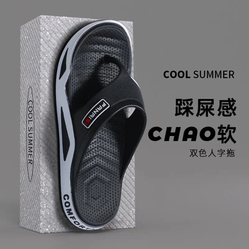 Summer Men's Flip-flops Sports Beach Sandals Men Casual Outdoor Fashion&trend Comfortable Shoes House Flip Flops Home Shoes