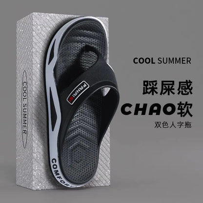 Summer Men's Flip-flops Sports Beach Sandals Men Casual Outdoor Fashion&trend Comfortable Shoes House Flip Flops Home Shoes