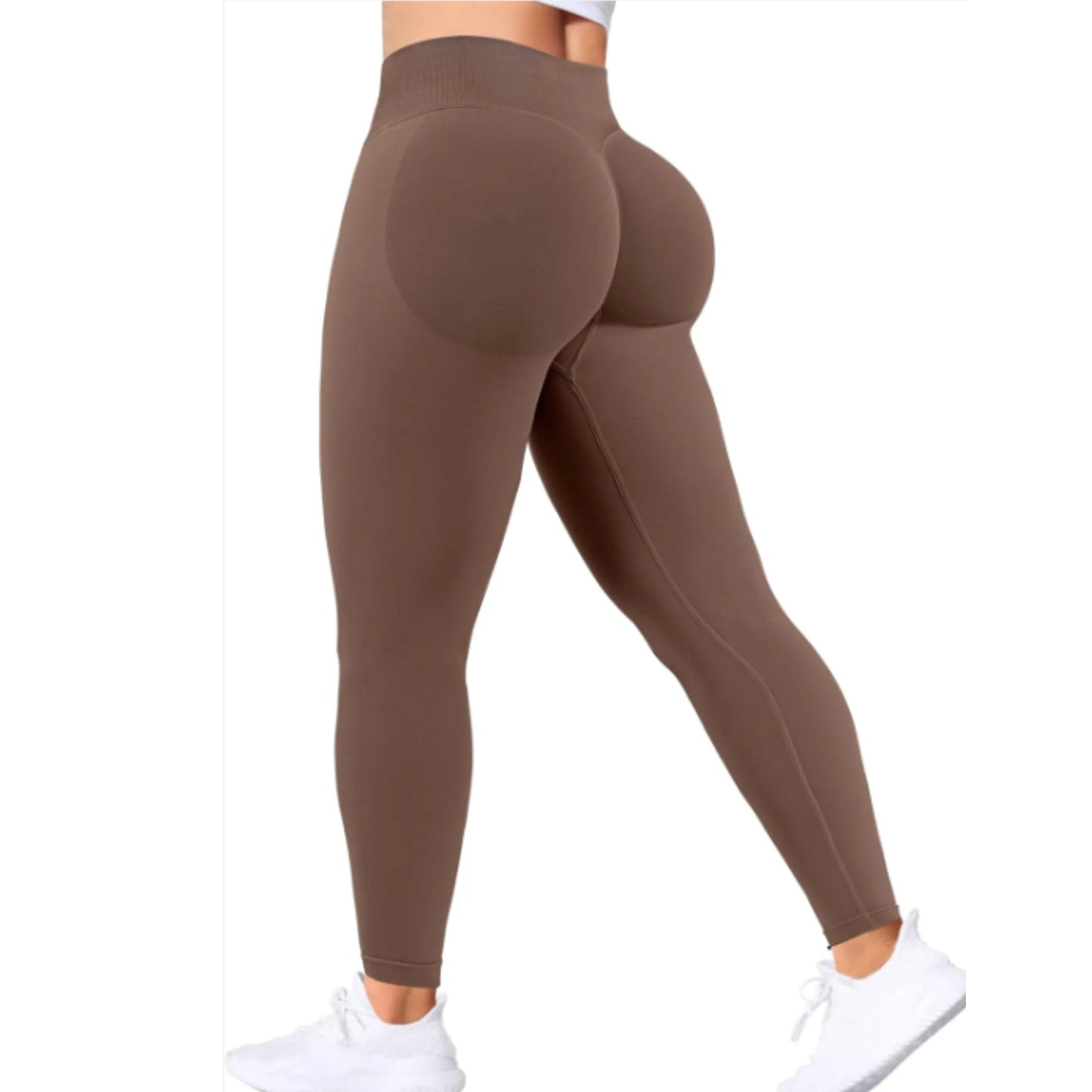 Summer Women Three Waist Gym Yoga Pants High Waist Peach Buttocks Solid Color Tight Fitting Sports Leggings Yoga Exercise Pants