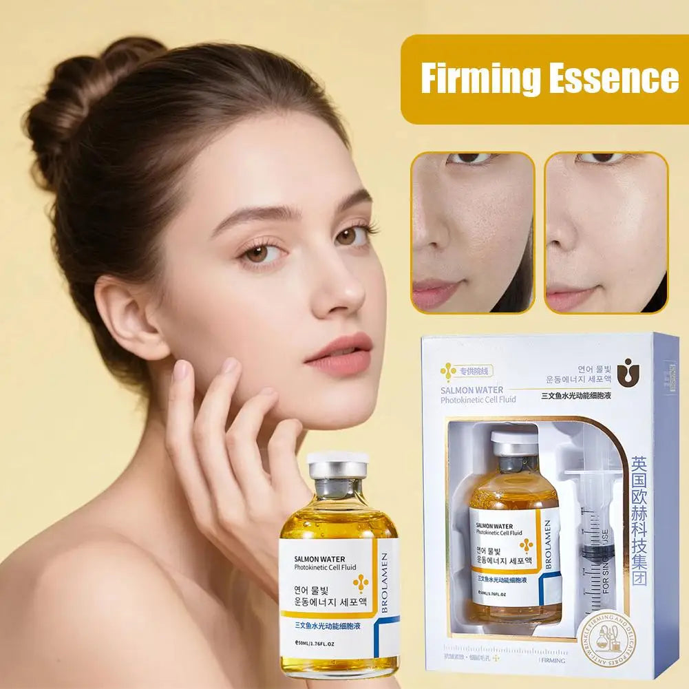 Golden Salmon Water Energy Cell Essence Moisturizing Lotion Hydrating Facial Skincare Product Strengthen Facial Barrier Function
