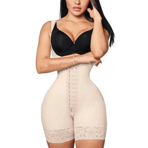 Original Women's Colombian Postpartum Sash Reducers Corset High Girdle For Post-Surgical Use Slimming Sheath Tummy Shapewear
