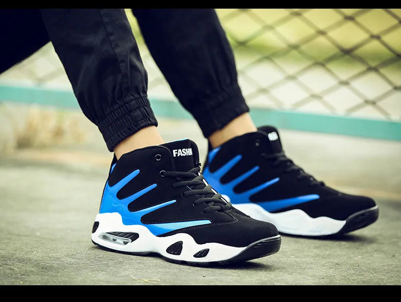 High Top Men Sneakers Fashion Breathable Running Shoes for Men Versatile Basketball Shoes Designer Men Sport Shoes Tenis Hombres