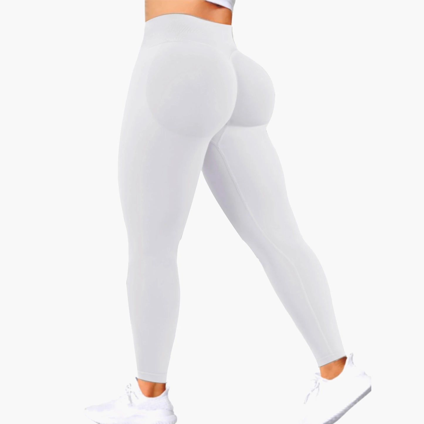 Summer Women Three Waist Gym Yoga Pants High Waist Peach Buttocks Solid Color Tight Fitting Sports Leggings Yoga Exercise Pants