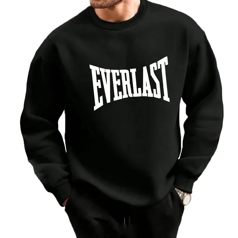 Jogging Mens Tracksuit Print Sweatshirt Sweatpants Casual Sports Single Piece Tops Pants Fall comfort HipHop Sportswear Clothing