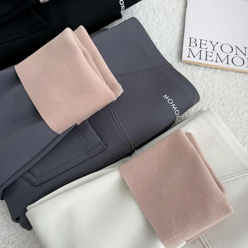 2025 New Pocket Pencil Pants Women Autumn Winter Fashion Slim Fit Fitness Yoga Trousers Woman Sexy Hip Lifting Tight Leggings