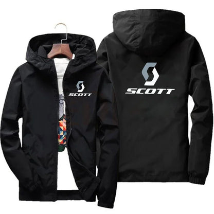 2025 Men's sportswear, SCOTT commuter jacket, warm jacket, zipper sportswear, new autumn and winter sportswearg