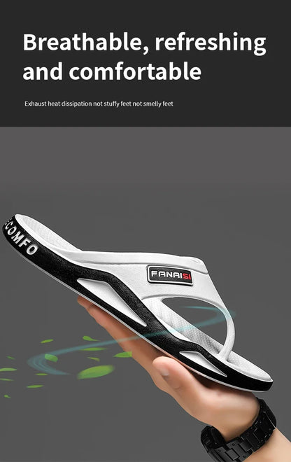 Summer Men's Flip-flops Sports Beach Sandals Men Casual Outdoor Fashion&trend Comfortable Shoes House Flip Flops Home Shoes