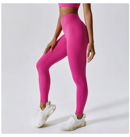 High Waist Yoga Leggings Women Push Up Sport Leggings Fitness Running Hip Lift Yoga Pants Highly Elastic Gym Workout Leggings