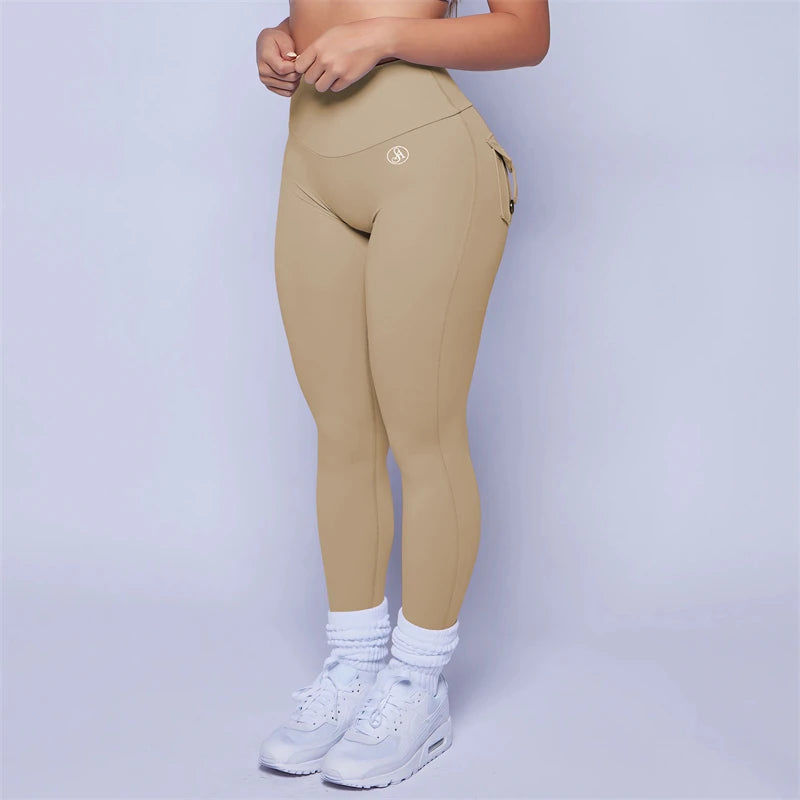 2026 Allure The Band Gym Leggings Women High Waist Tights Pants Peach Hip with Pockets Women Workout Gym Leggings ATB Yoga Pants