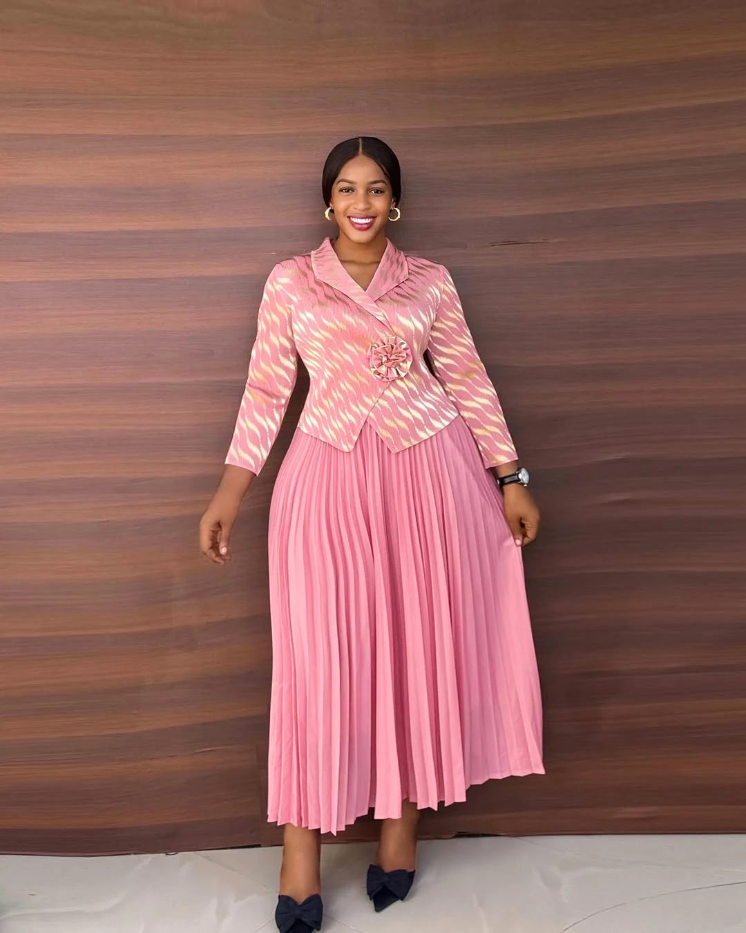 Plus Size Luxury Dresses For Women Elegant And Beautiful Gowns Miyake Pleated Dress Party Evening Prom Formal Female Fashion