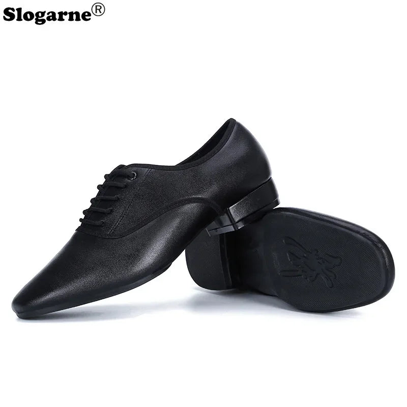 New Modern Dance Shoes Men Soft Suede Sole Latin Shoes Large Size Male Jazz Waltz Tango Ballroom Dance Shoes Man Dance Foot Wear
