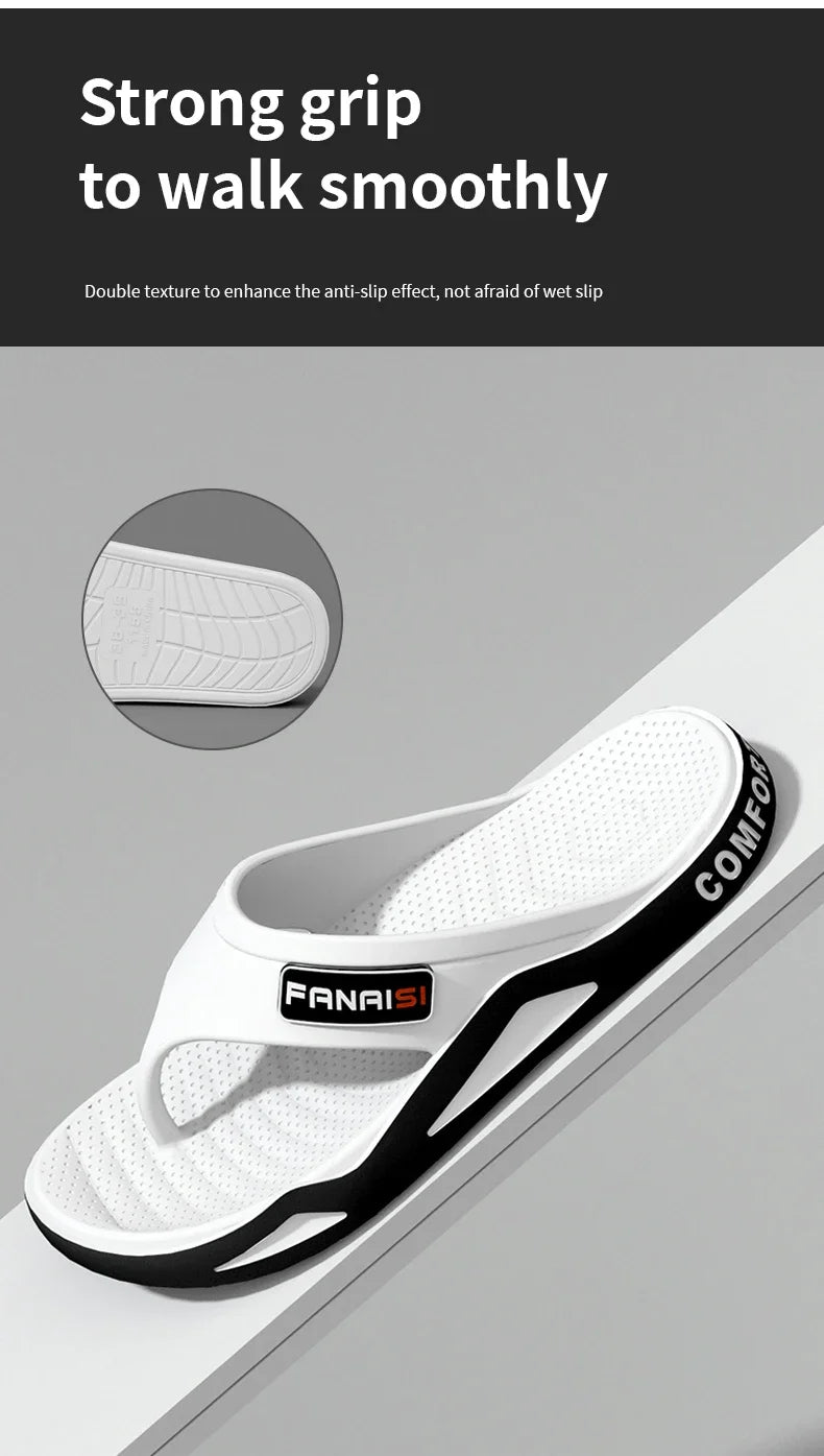 Summer Men's Flip-flops Sports Beach Sandals Men Casual Outdoor Fashion&trend Comfortable Shoes House Flip Flops Home Shoes