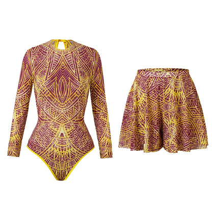 Russian Swimsuits Women One-piece Bikini Quick Drying Купальник Sunscreen 2025 European American