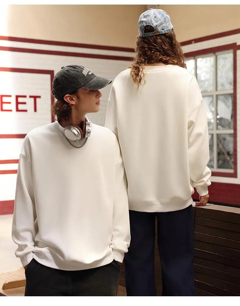 Customizable Thick Sweatshirt for Man Women Plain Hoodie Sweater Autumn Winter Fleece Sweatshirts Logo Original Design