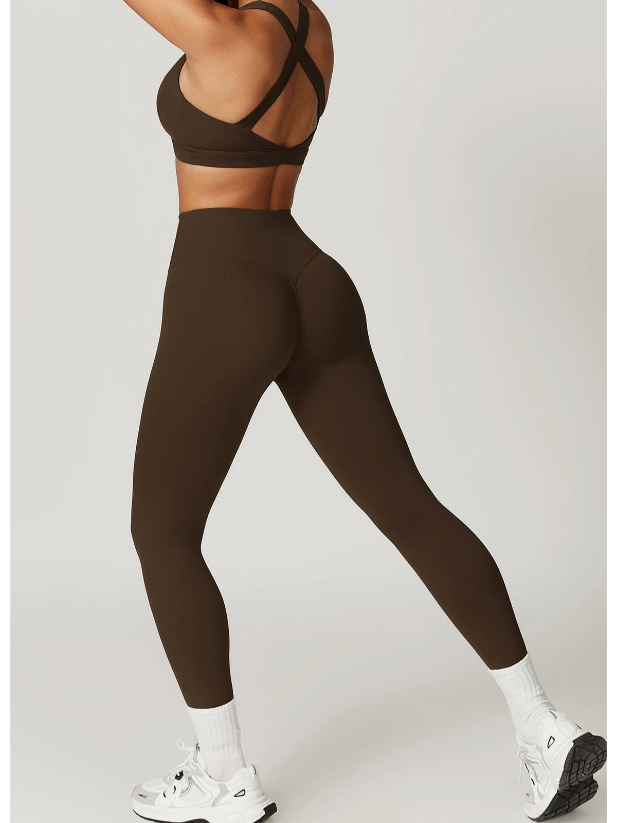 Butt Lifting Running Leggings Women 2025 High Waist Quick-Dry Naked Feel Yoga Pants Tummy Control Outdoor Workout Tights for Gym