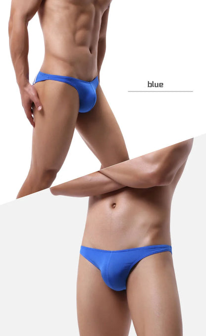 Men Swimwear Solid Swimsuit Briefs Sport Swimming Trunks U Pouch Beachwear Briefs Beach Shorts bathing suit