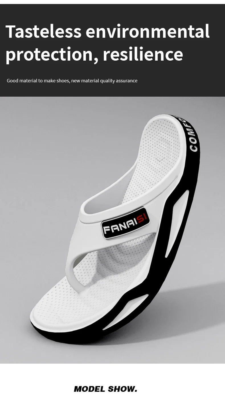 Summer Men's Flip-flops Sports Beach Sandals Men Casual Outdoor Fashion&trend Comfortable Shoes House Flip Flops Home Shoes