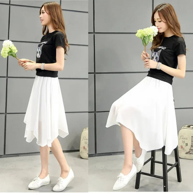 A Line Female Skirts New In Women's Skirt Midi Modest High Quality Clothing Trend 2026 Cheap Aesthetic Luxury Elegant Vintage V