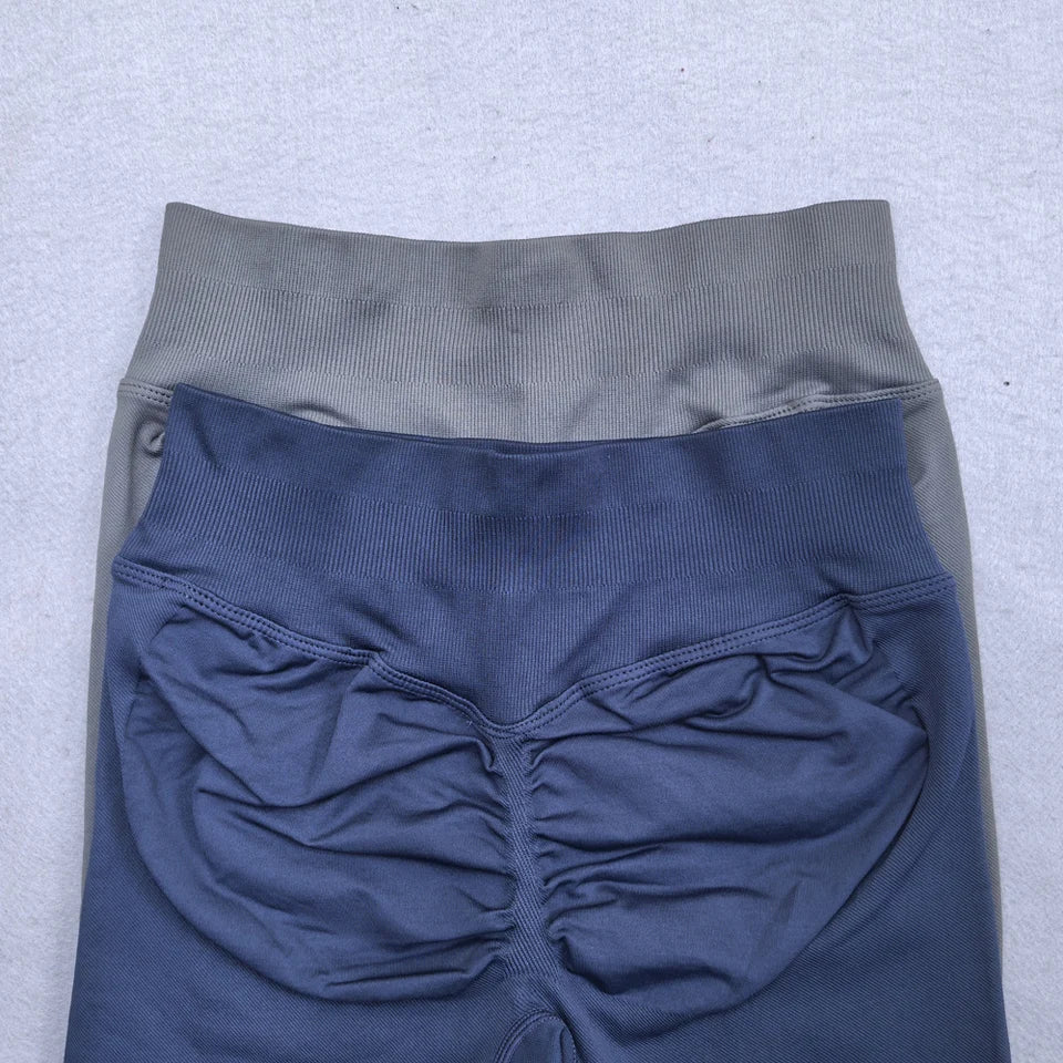 New Seamless Yoga Legging for Women Scrunch Butt Lifting Gym Legging Workout Yoga Pants Low Ribbed Waistband Sports Tights